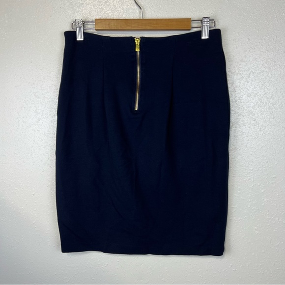 Philosophy Navy Blue Stretch Pencil Skirt Career Office Work 6 - Picture 2 of 4